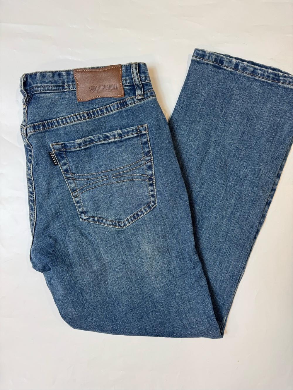 Rock & Roll Hooey  Jean Revolver Slim Straight Label 34x36 Measures 34x29
